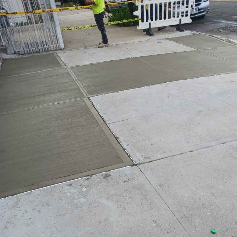 Fixed the Damaged Sidewalk